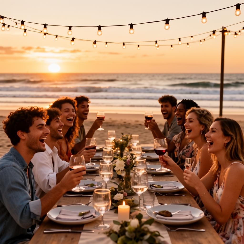 Beach Long Table